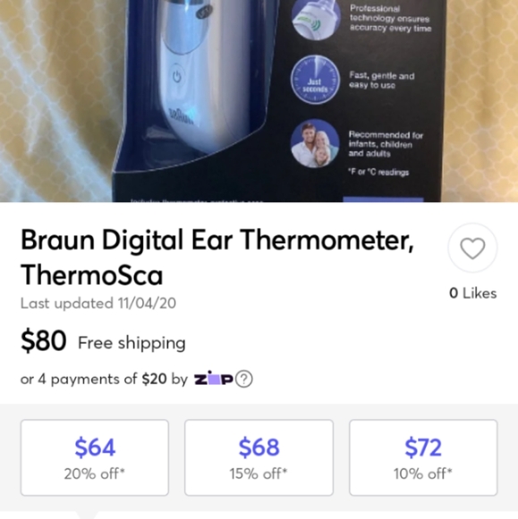 Braun digital ear thermometer - Picture 5 of 6